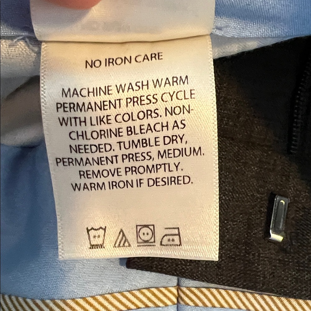 Haggar Men's Brown Dress Trousers - Picture 6 of 8